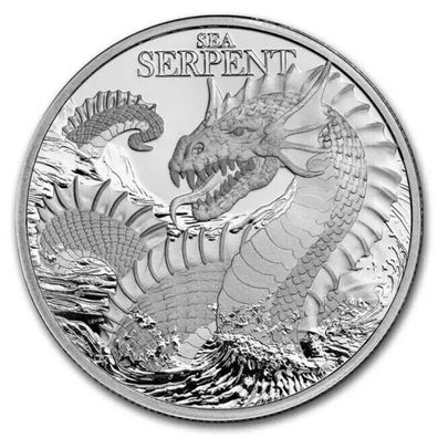 Silbermünze 1oz 2024 - Mythical Creatures ( 3. ) - Die Seeschlange