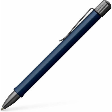 FABER-CASTELL Kugelschreiber Hexo blau Schreibfarbe schwarz