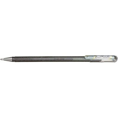 Pentel Hybrid Dual Metallic Gelschreiber 0,5 mm, Schreibfarbe: silber