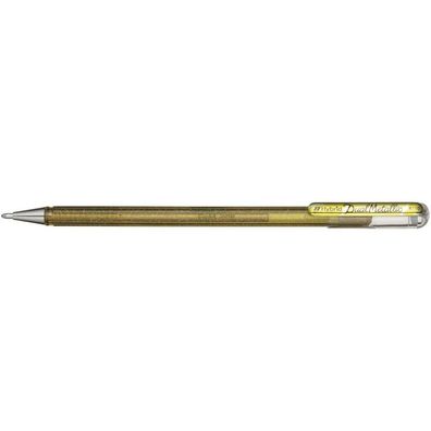 Pentel Hybrid Dual Metallic Gelschreiber 0,5 mm, Schreibfarbe: gold