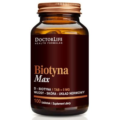 Doctor Life Biotin Max 5mg Tabletten - 100 Stück