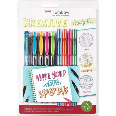 Tombow Creative Study Kit Malset farbsortiert