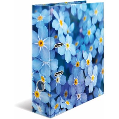 HERMA Herma Ordner Blue Flowers Motivordner 7,0 cm DIN A4