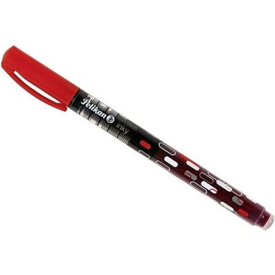 Pelikan Inky 273 Tintenroller schwarz/ rot 0,5 mm, Schreibfarbe: rot