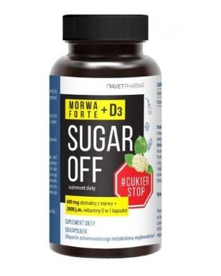 Sugar Off Morwa Forte + D3, 60 Kapseln
