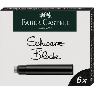 Faber-Castell Tintenpatronen 185507 Stan Farbe: schwarz