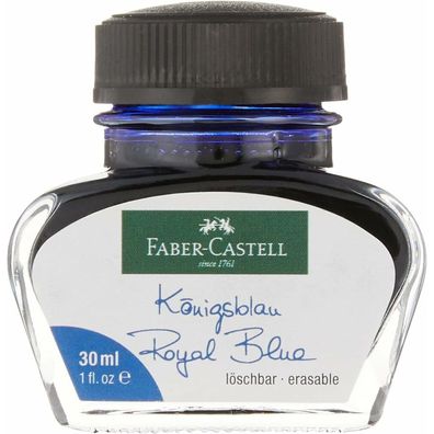 FABER-CASTELL 149839 Tintenfass königsblau 30,0ml