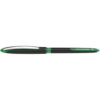 Schneider One Sign Tintenroller schwarz 1,0 mm, Schreibfarbe: grün