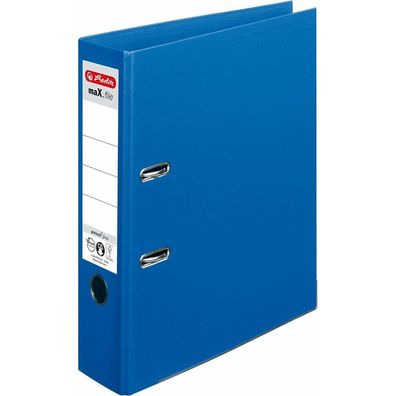 herlitz maX. file protect plus Ordner blau Kunststoff 8,0 cm DIN A4