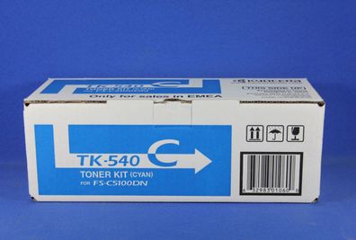 Kyocera TK-540C Toner Cyan FS-C5100DN 1T02HLCEU0 -A
