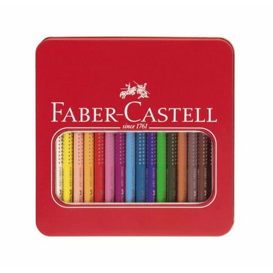 16 FABER-CASTELL Jumbo GRIP Buntstifte farbsortiert
