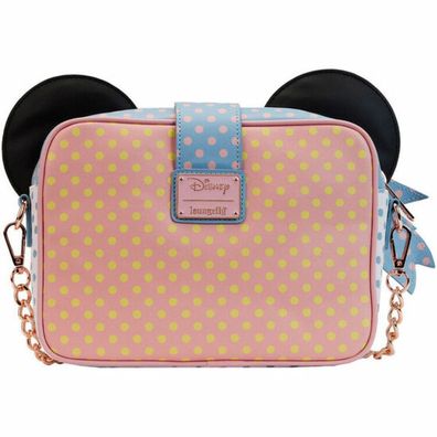 Loungefly Disney Minnie Mouse Pastell Polka Dot Crossbody Tasche