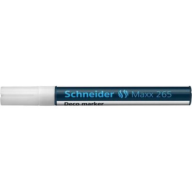 Deco-Marker 265 Schneider 2-3mm weiß