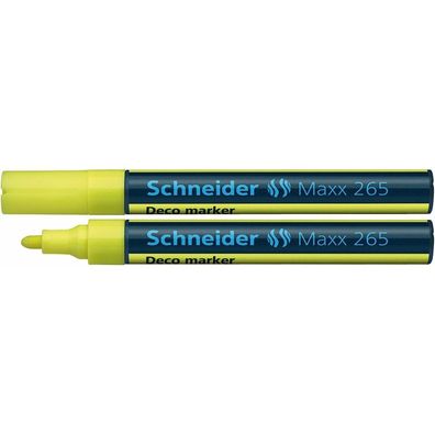 Deco-Marker 265 Schneider 2-3mm gelb