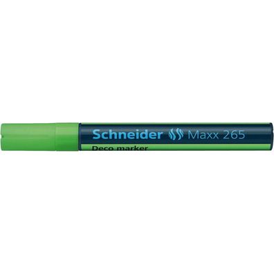 Deco-Marker 265 Schneider 2-3mm hellgrün
