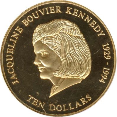 Liberia 10 Dollars 2001 PP Jacqueline Bouvier Kennedy*