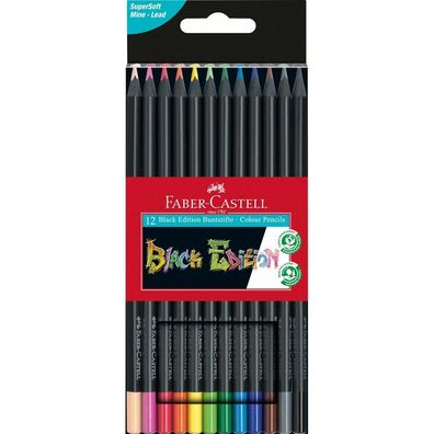 Faber-Castell Black Edition Buntstifte 12er-Pack