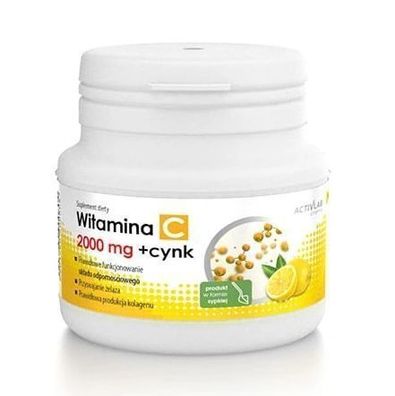 Vitamin C 2000 mg + Zink Pulver, 150g