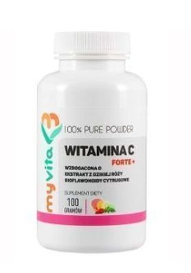 MyVita, Vitamin C Forte + , 100g - Hochdosierte Formel