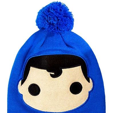 Superman Hero Mütze - DC Comics: Funko POP Jung Superman Cuff Kurze Beanie Mützen