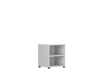 Nachtkommode Modeo | Nachttisch Nachtschrank | 40 x 50 x 54 cm, Weiß