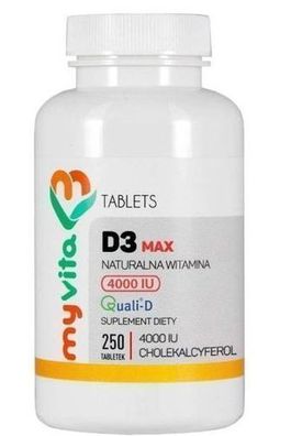 MyVita Vitamin D3 Forte, 250 Tabletten - Nahrungsergänzungsmittel