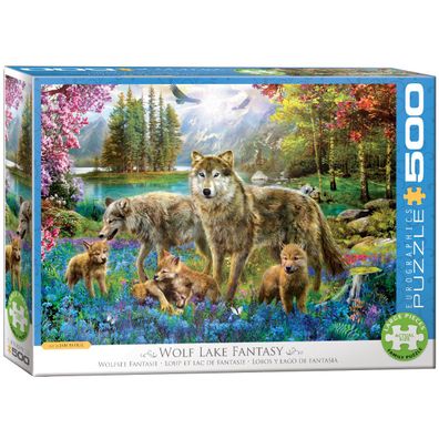EuroGraphics 6500-5360 Wolfsee Fantasie 500 Teile Puzzle