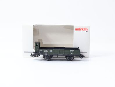 Märklin H0 46157 offener Güterwagen Niederbordwagen mit Bremserhaus 72 272