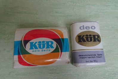 alte edle Deo Kür Seife Dalli-Werke 100g 150g Vintage Sammlerstücke