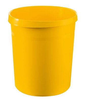 HAN Papierkorb rund gelb stabil 18 Liter 18190-15
