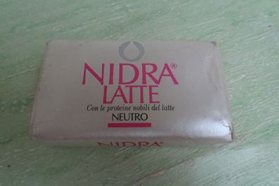 alte Nidra Latte Neutro 125g Seife Sammlerstück