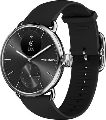 Withings ScanWatch 2 Smartwatch 38mm Sportuhr Edelstahl schwarz