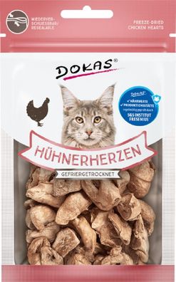 DOKAS - Hühnerherzen 6er Pack (6 x 15g)