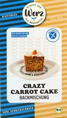 Naturkornmühle Werz Crazy Carrot Cake, Backmischung, glutenfrei 500g