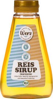 Naturkornmühle Werz 6x Reissirup, fructosefrei, glutenfrei 460g