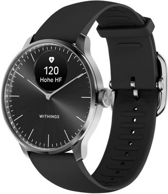 Withings ScanWatch Light Hybrid Smartwatch 37 mm Android iOS GPS schwarz