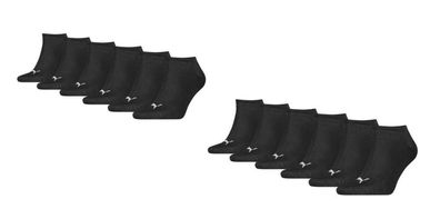 Puma Sneaker Socken Plain 12-Pack schwarz