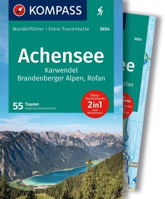 Kompass Wanderf?hrer Achensee, Karwendel, Brandenberger Alpen, Rofan, 55 To ...