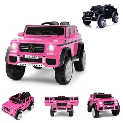 ES-Toys Elektro Kinderauto Mercedes Maybach G650S Fernbedienung Stoßdämpfer MP3