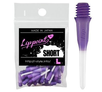 L-Style Short Lip Point TwoTone Purple 30 Stück
