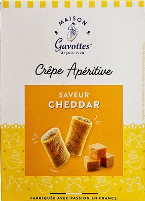 Gavottes Crepes Aperitive Käseröllchen gefüllt mit Cheddar 110g