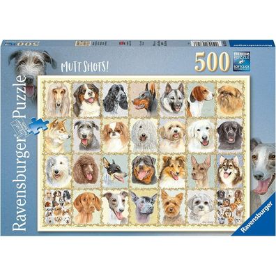 Ravensburger Hundeportraits Puzzle 500 Teile