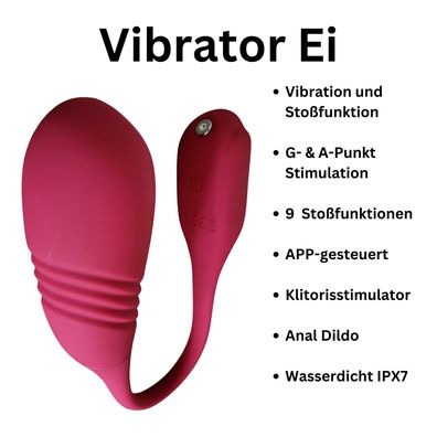 Vibrator Ei mit APP & Bluetooth für sie?Klitoris G-Punkt Sexspielzeug für Paare