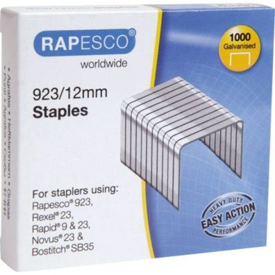 Rapesco Heftklammern 1238 923/12mm verzi Novus® 23 Bostitch® SB35 Stahl 1.000