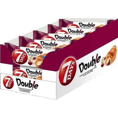 20x 7 Days Double Croissant Vanille Sauerkirsche a 60g