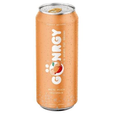 Gönrgy Energy White Peach Limited Edition #1 0,5l EINWEG Pfand