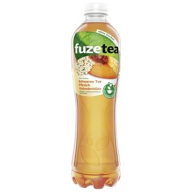 Fuze Tea Pfirsich Holunder ohne Zucker 6x1.25l EINWEG Pfand