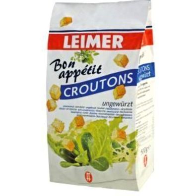 Leimer Croutons Ungewürzt - Brot Geröstet Gebäck - 500g