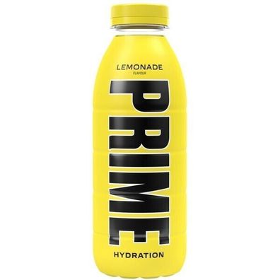 PRIME Hydration Lemonade 500 ml Flasche, 12x500 ml EINWEG-Pfand