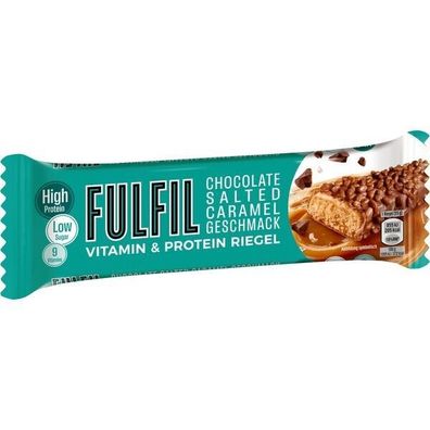 Fulfil Vitamin&Protein Riegel Chocolate Salted Caramel Geschmack 15x55 g Riegel